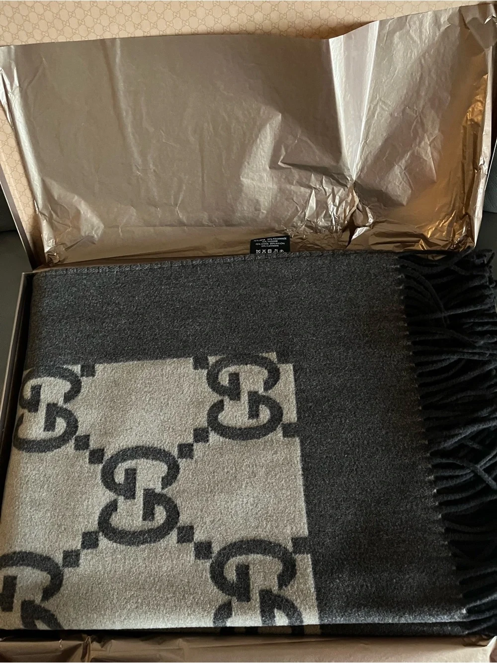 Gucci Wool Blanket new
